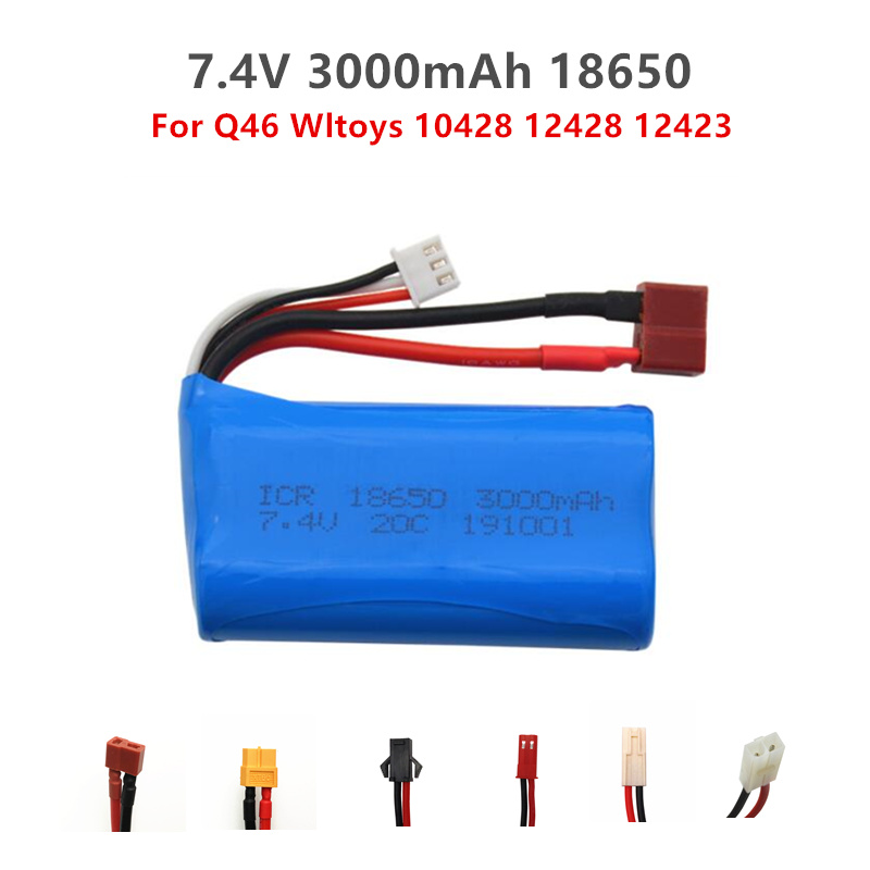 Rc Hobby Wholesale - Batería Lipo 7,4 V 3000mAh18650 para