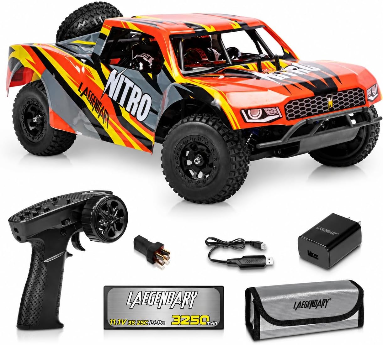 Rc Roc Hobby - Camioneta Todoterreno con Tracción en las