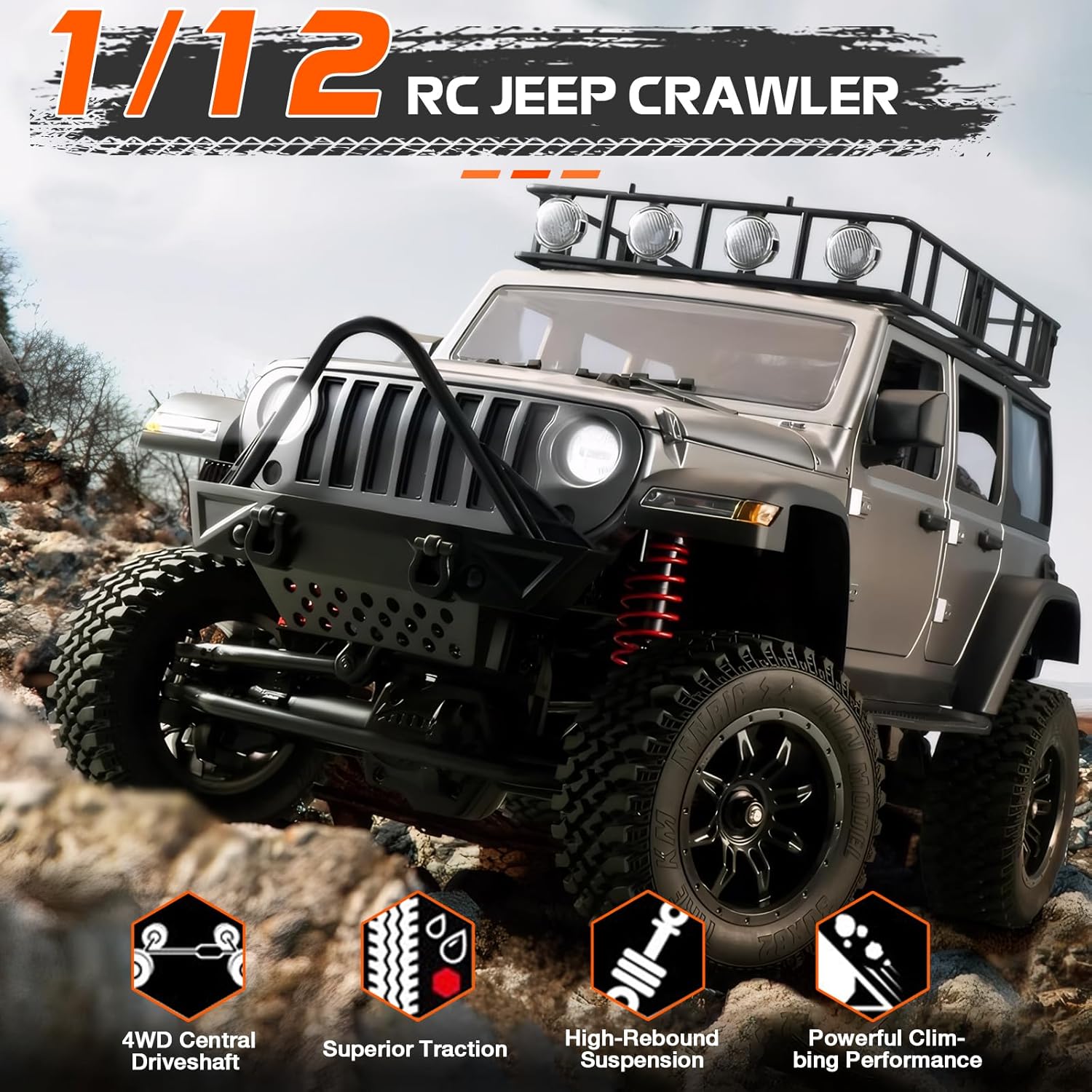 Coche Teledirigido Todoterreno - Rc Jeep Hobby reseña y precio