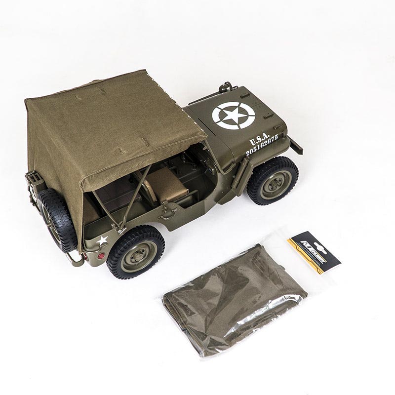 Remolque de cañón antitanque F - Rc Jeep Hobby reseña y precio