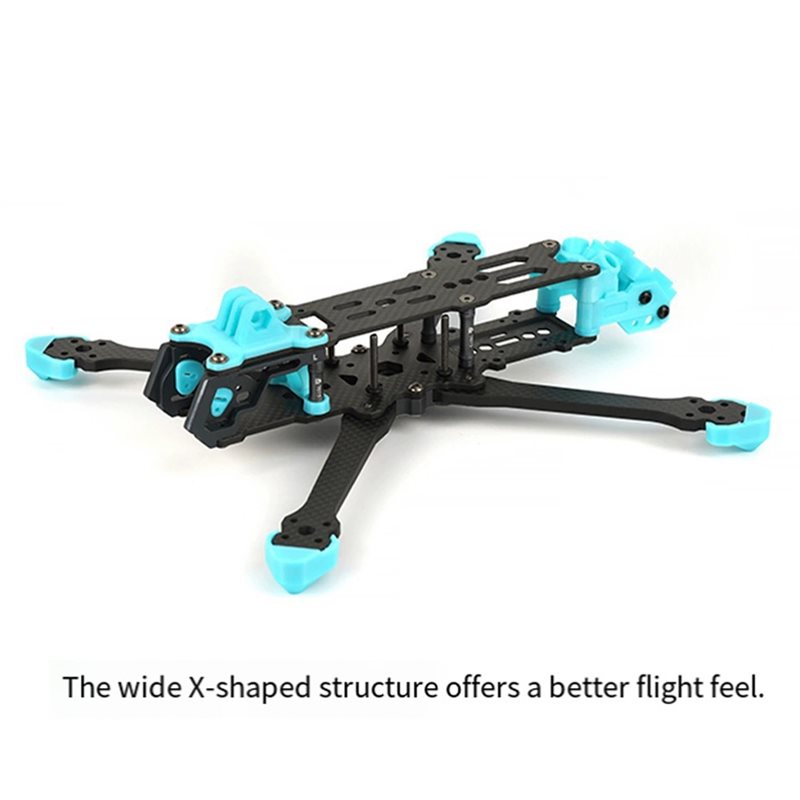 Kit de Marco X de Fibra de Car - Fpv Racing Quadcopter reseña y precio