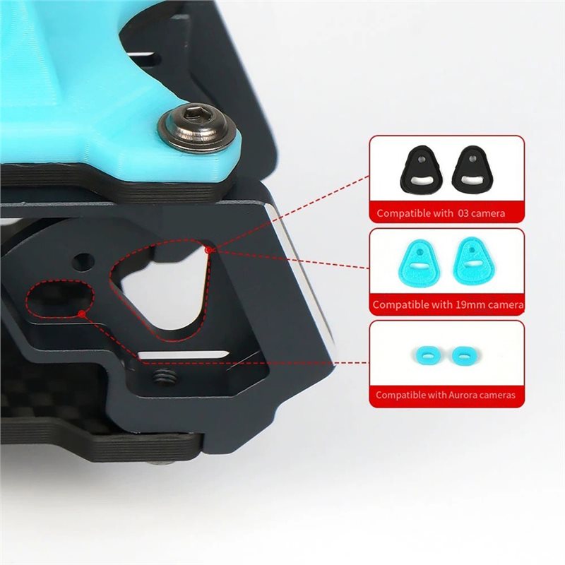 Kit de Marco X de Fibra de Car - Fpv Racing Quadcopter reseña y precio