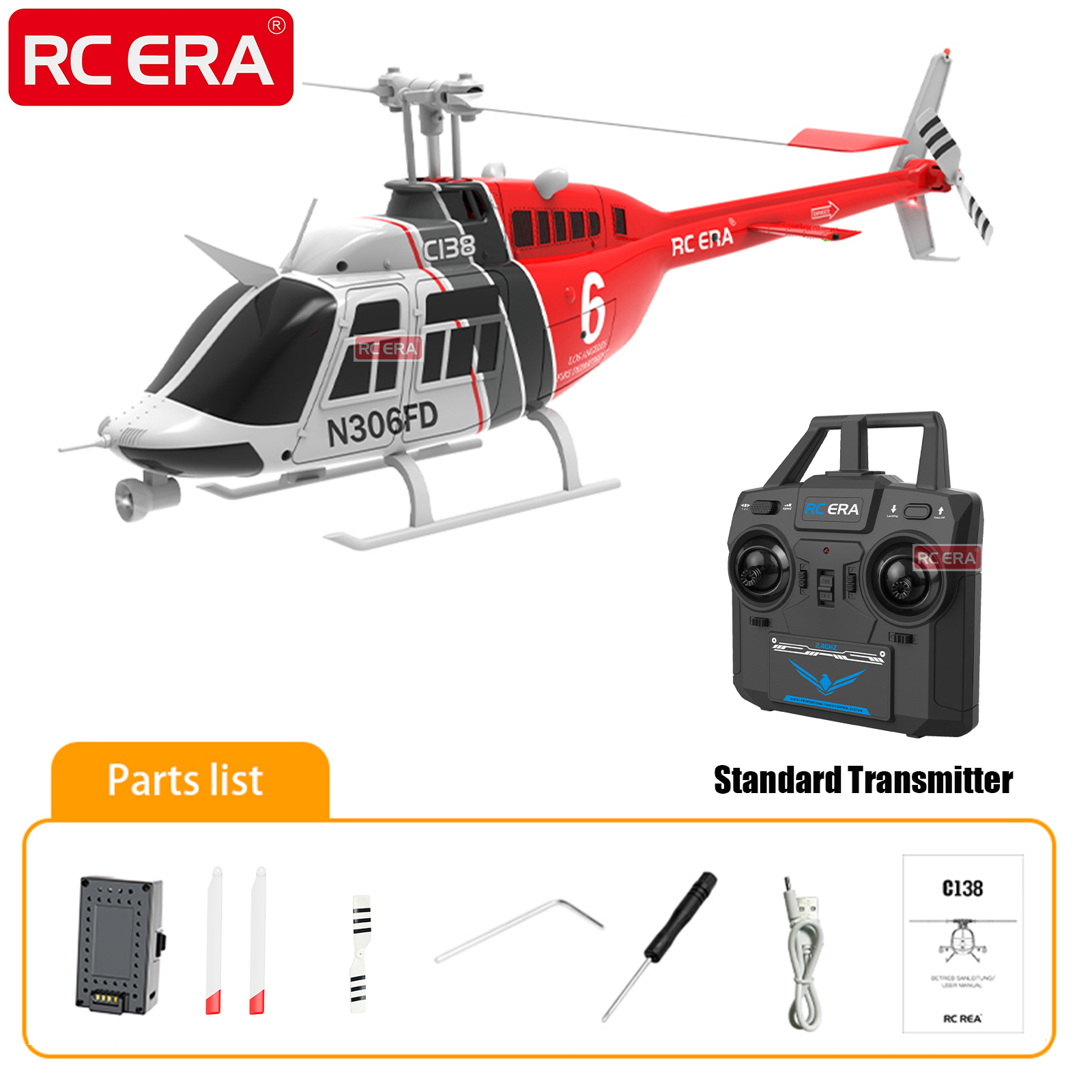 RC ERA C138 BELL 206 Jet Range - Rc Hobby Jet reseña y precio