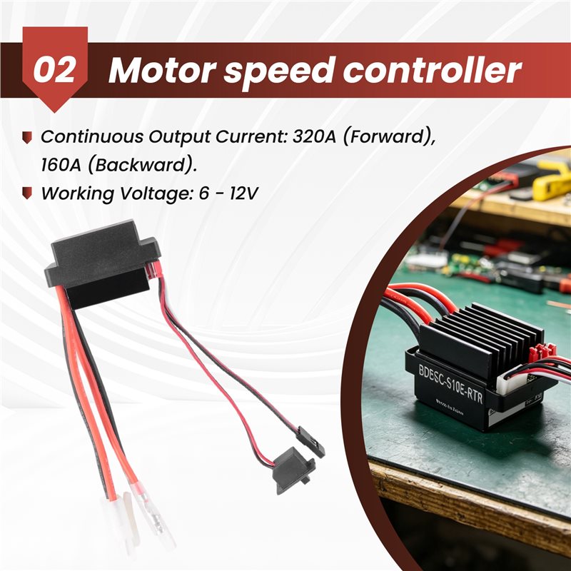 Controlador de velocidad ESC 3 - Rc Hobby Motors reseña y precio