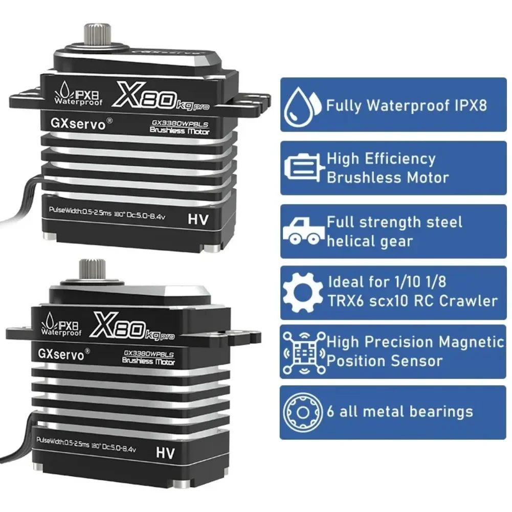 Servomotor Digital de 80KG, to - Rc Hobby Motors reseña y precio