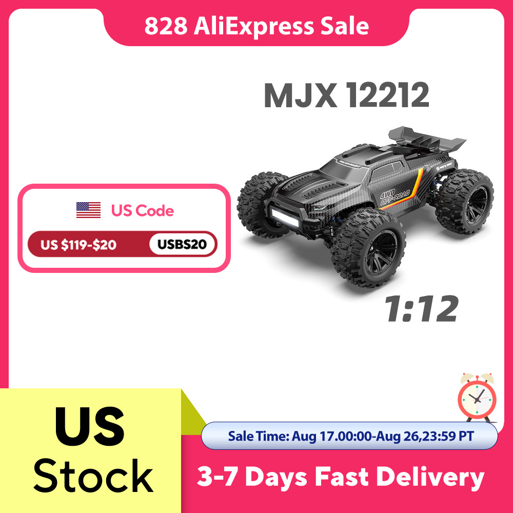12212 1/12 MJX Camioneta Monst - Rc Hobby Monster Truck reseña y precio