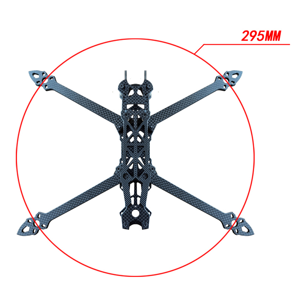 Marco de cuadricóptero de fibr - Fpv Racing Quadcopter reseña y precio