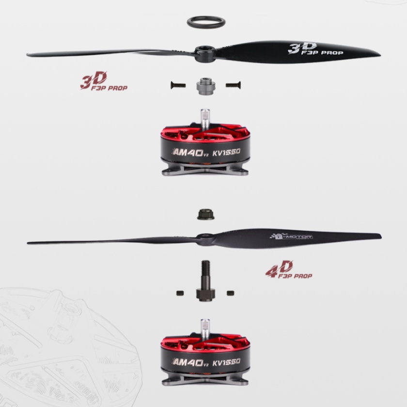T-Hobby AM40 V2 3D/4D 2-3S Pot - Rc Hobby Motors reseña y precio