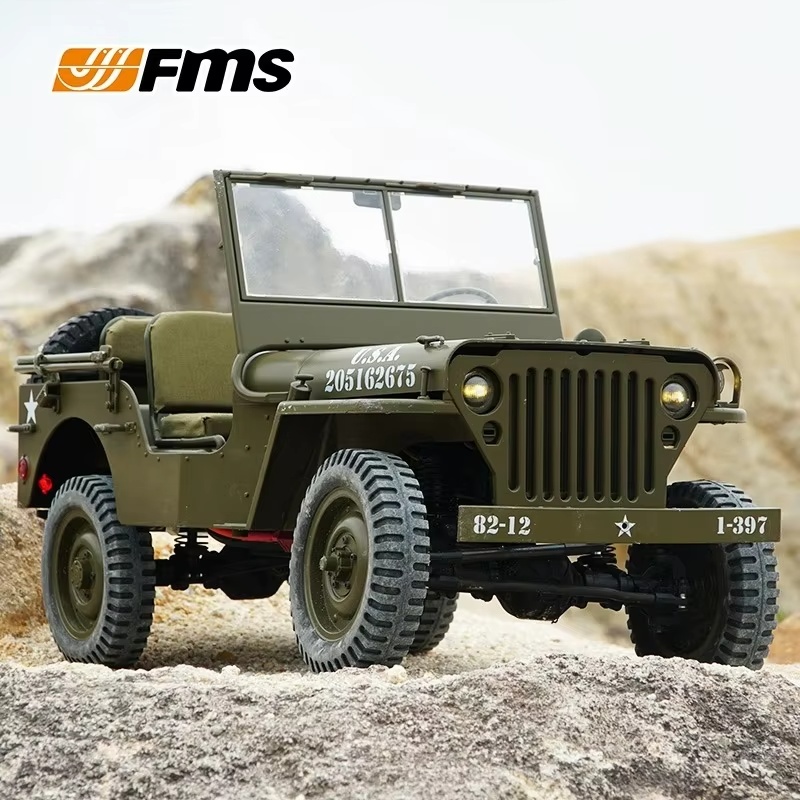 Jeep Willys RC a Escala 6, 4x4 - Rc Jeep Hobby reseña y precio