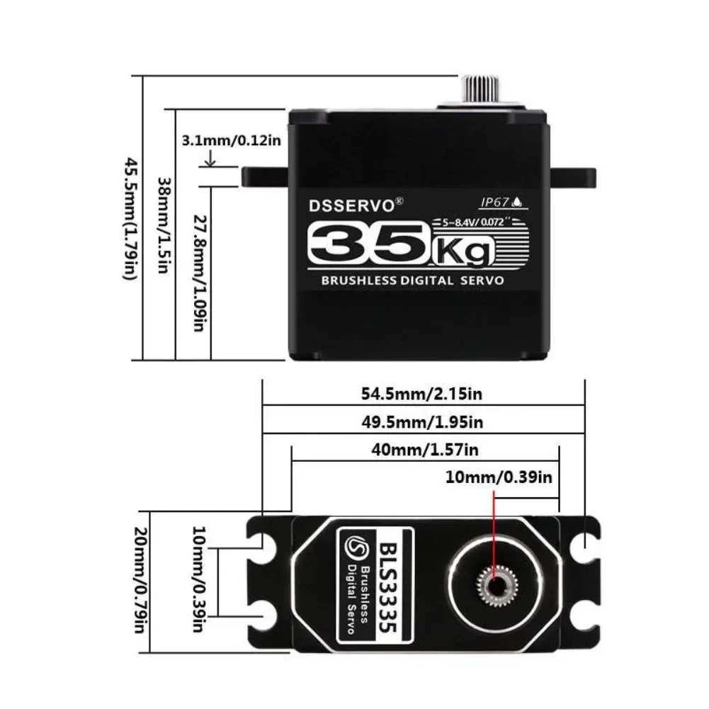 Servomotor Digital BLS3335 de  - Rc Hobby Motors reseña y precio