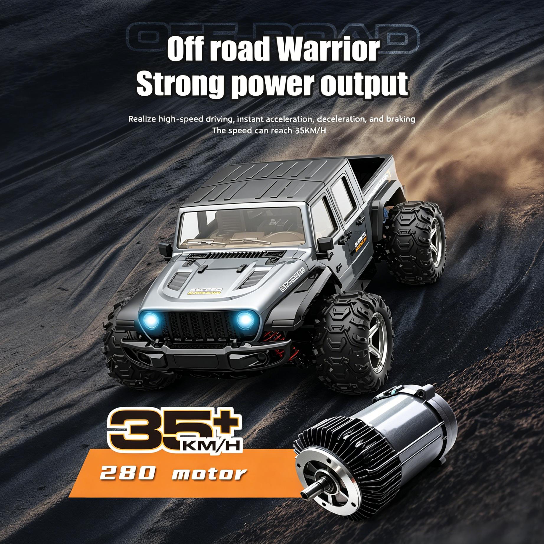 Coche Jeep RC 1:20 4WD - Camió - Rc Jeep Hobby reseña y precio