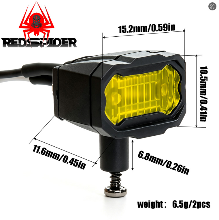 RED SPIDER 2 Piezas Luz de Tec - Rc Hobby Jeep Wrangler reseña y precio