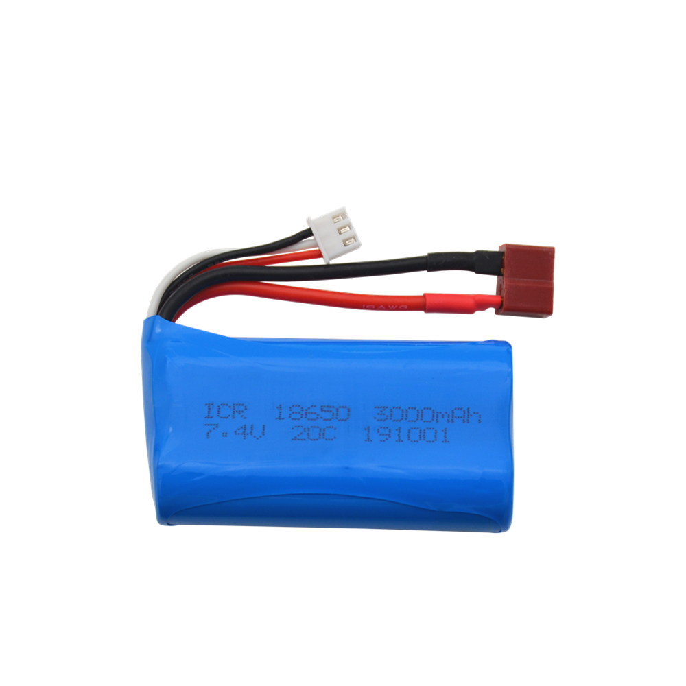 Batería Lipo 7,4 V 3000mAh1865 - Rc Hobby Wholesale reseña y precio