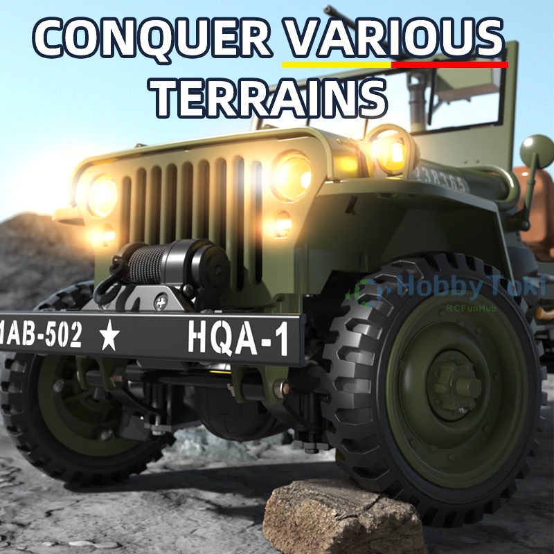 1/14 US 2,4G 4WD RC Jeep coche - Rc Jeep Hobby reseña y precio