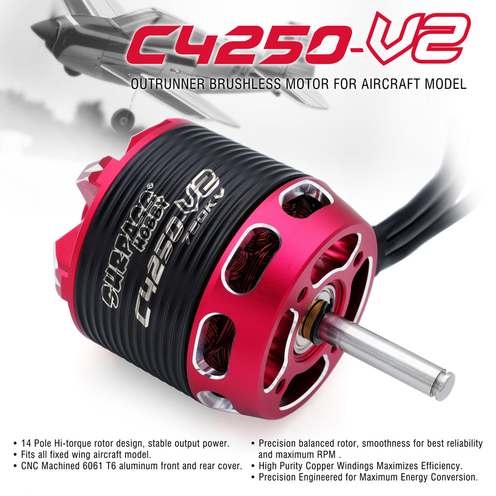 SURPASS HOBBY C4240 750KV/850K - Rc Hobby Motors reseña y precio