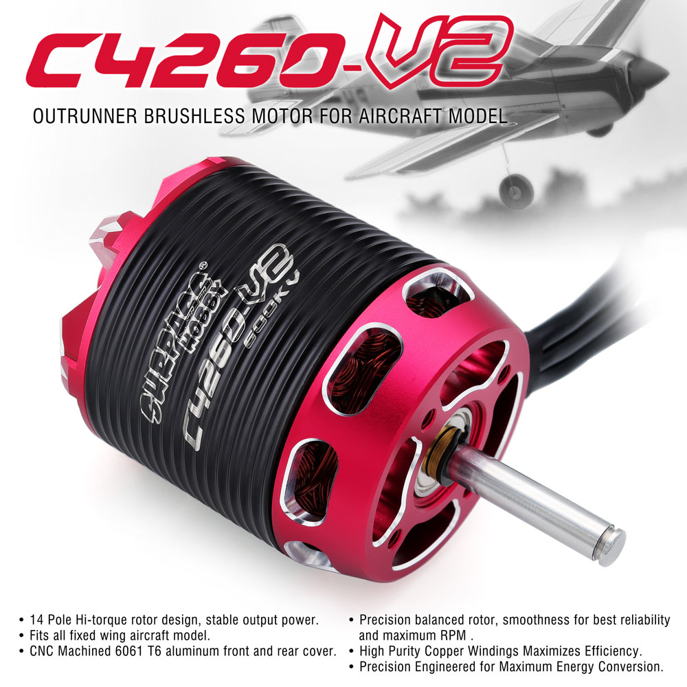 SURPASS HOBBY C4240 750KV/850K - Rc Hobby Motors reseña y precio
