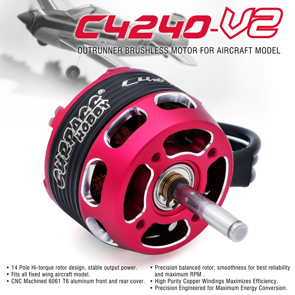 SURPASS HOBBY C4240 750KV/850K - Rc Hobby Motors reseña y precio