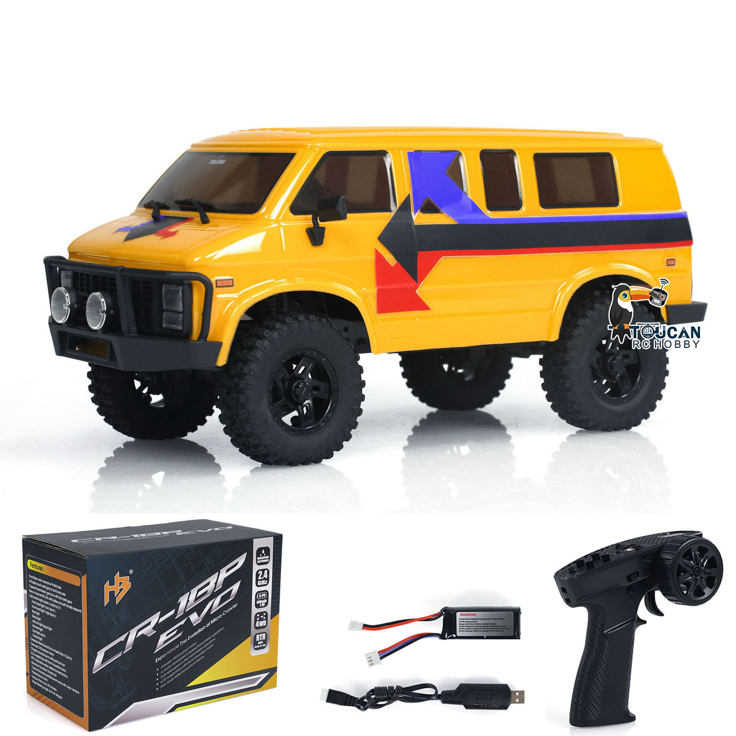 1/18 Hobby Plus 4WD coche trep - Rc Roc Hobby reseña y precio
