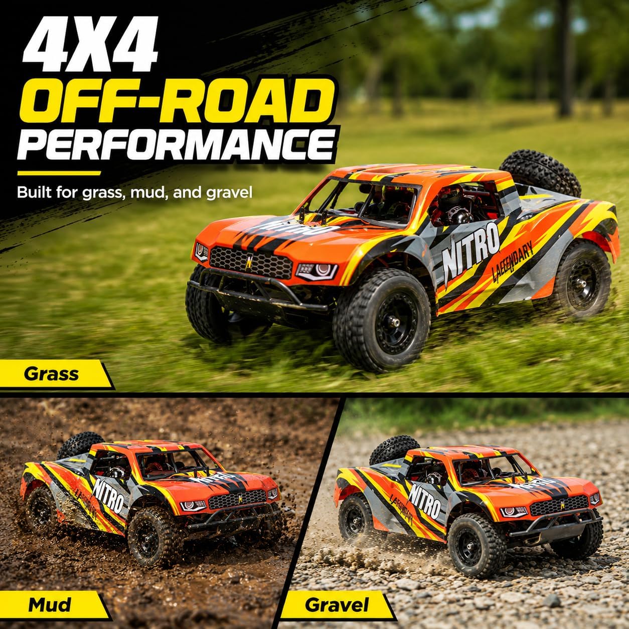 Camioneta Todoterreno con Trac - Rc Roc Hobby reseña y precio