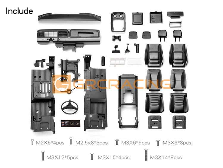 Kit completo de asiento de cab - Rc Hobby Center reseña y precio